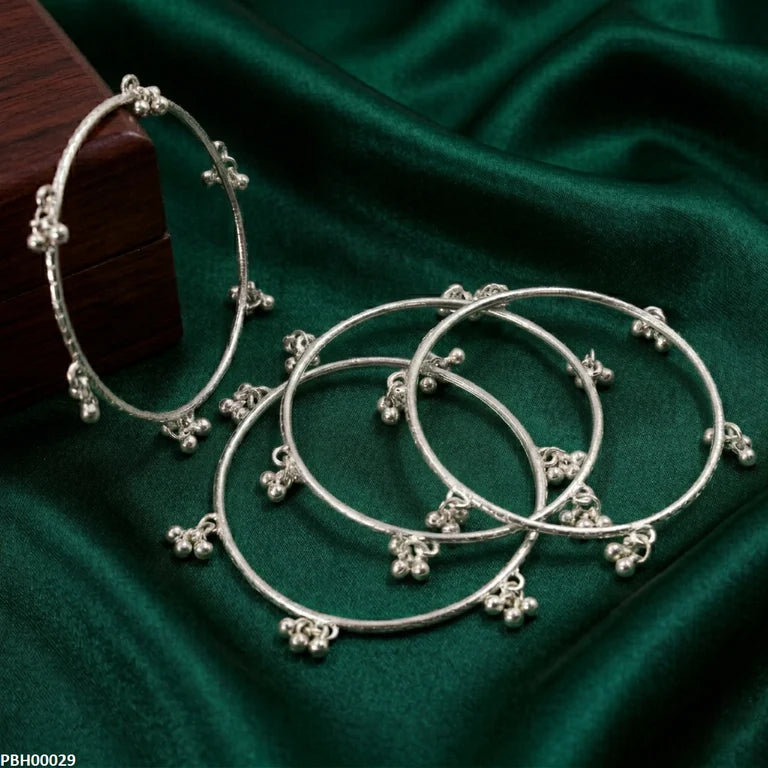 AZM Silver Kashmiri Bangles