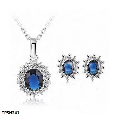Oval Tops Pendant Set