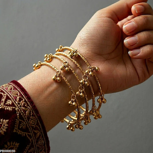 AZM Golden Kashmiri Bangles