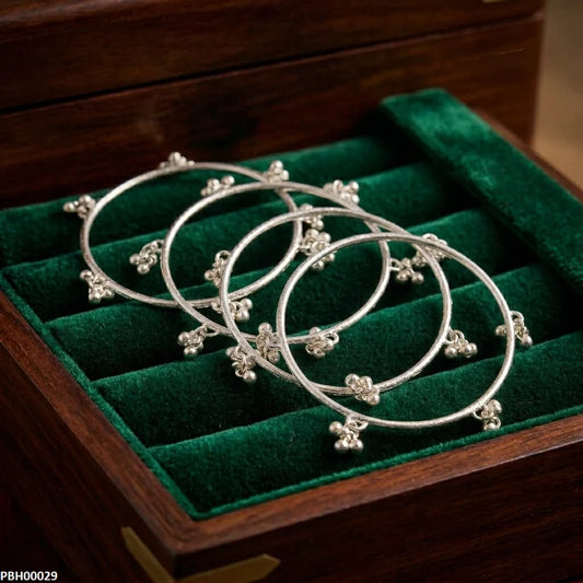 AZM Silver Kashmiri Bangles